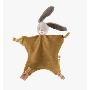 Doudou lapin ocre - Trois petits lapins - Moulin Roty
