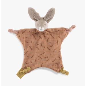Doudou lapin argile - Trois petits lapins - Moulin Roty