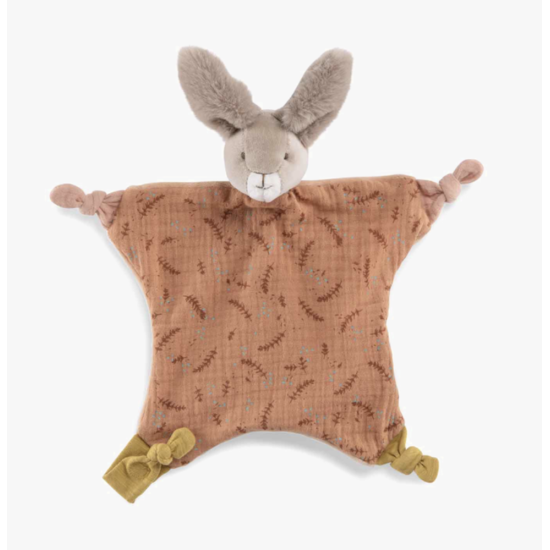 Doudou lapin argile - Trois petits lapins - Moulin Roty