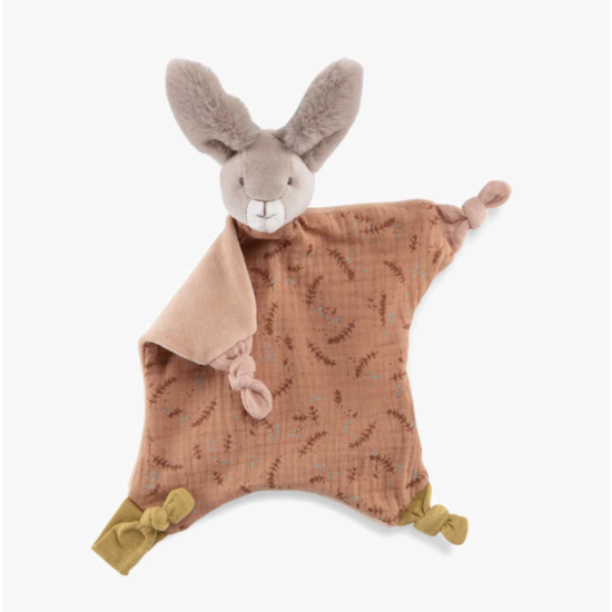 Doudou lapin argile - Trois petits lapins - Moulin Roty