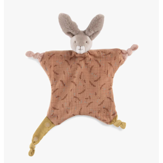 Doudou lapin argile - Trois petits lapins - Moulin Roty