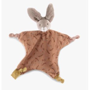 Doudou lapin argile - Trois petits lapins - Moulin Roty