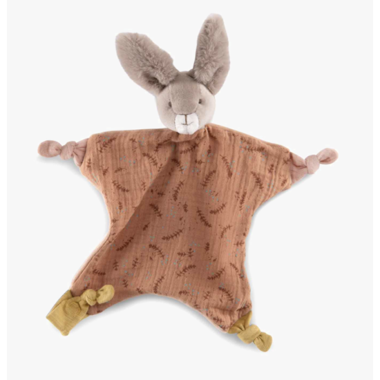 Doudou lapin argile - Trois petits lapins - Moulin Roty