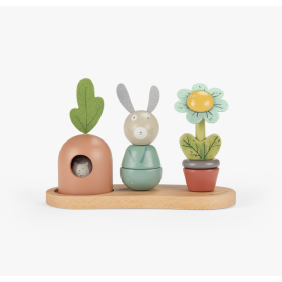 Empilable multi-activités - Trois petits lapins - Moulin Roty