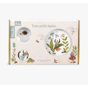 Tout pour le repas Set vaisselle céramique - Trois petits lapins Mo...