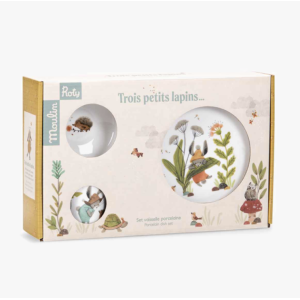 Tout pour le repas Set vaisselle céramique - Trois petits lapins Mo...