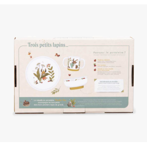 Tout pour le repas Set vaisselle céramique - Trois petits lapins Mo...