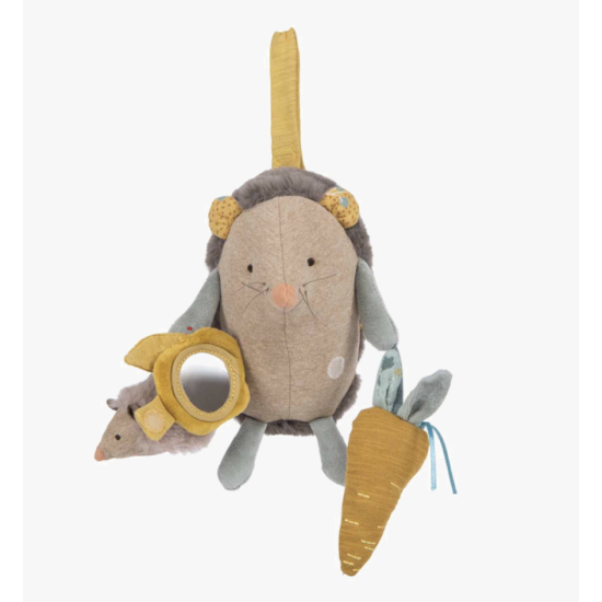 Hérisson d'activités à suspendre - Trois petits lapins - Moulin Roty