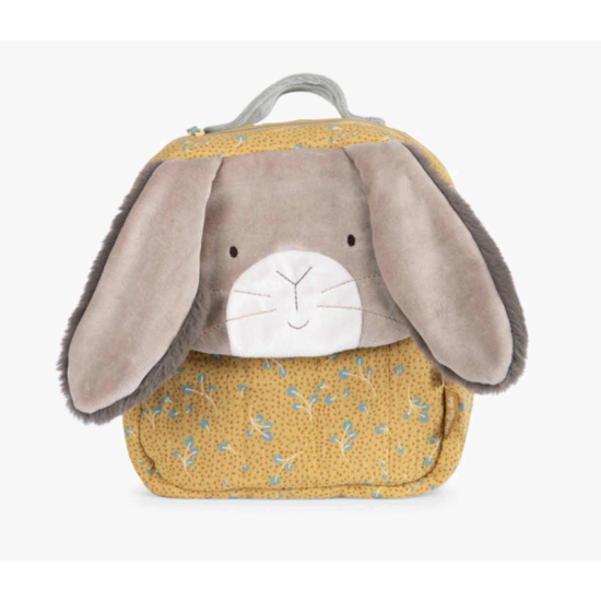 Sac à dos lapin ocre - Trois petits lapins - Moulin Roty