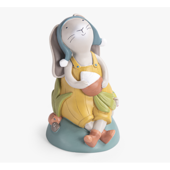 Tirelire lapin - Trois petits lapins - Moulin Roty