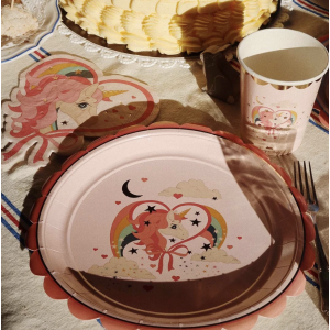 Gobelets licorne - 8pces - Konges Sløjd