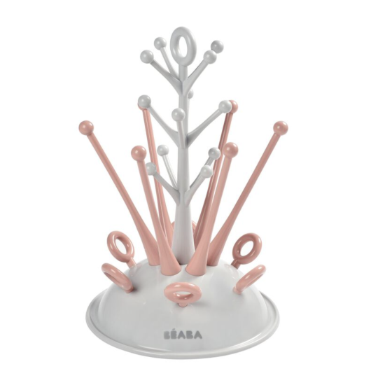 Egoutte Biberons Arbre - Rose - Beaba