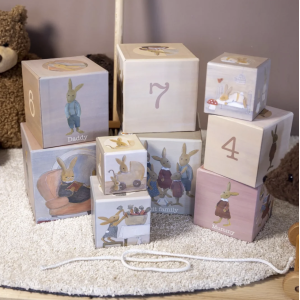 Pyramide cubes - Famille Lapin - Egmont Toys