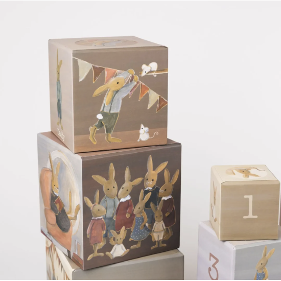 Pyramide cubes - Famille Lapin - Egmont Toys