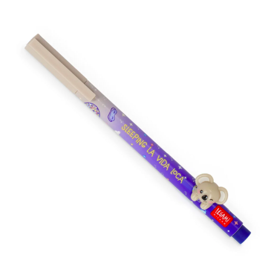 Stylo gel avec animal décoratif - Koala - Lovely Friends - Legami