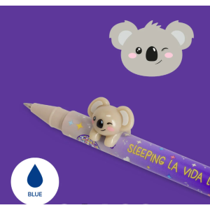 Stylo gel avec animal décoratif - Koala - Lovely Friends - Legami