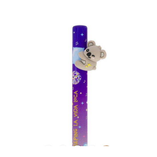 Stylo à bille rétractable Koala - Sleeping la Vida Loca - Free Hugs - Legami