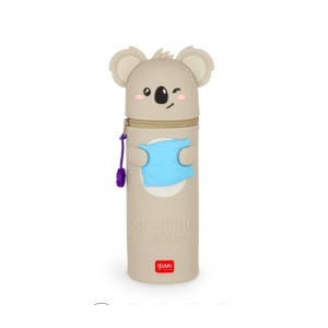 Trousse 2 en 1 en silicone Kawaii Koala - Sleeping la Vida Loca - Legami