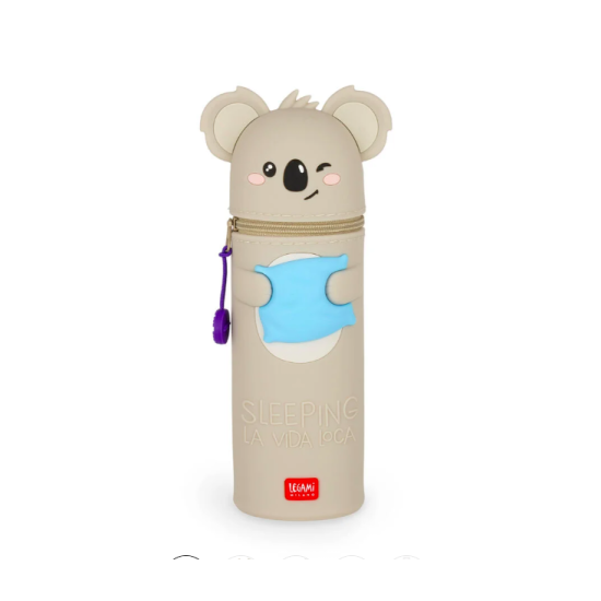 Trousse 2 en 1 en silicone Kawaii Koala - Sleeping la Vida Loca - Legami
