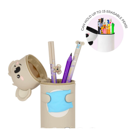 Trousse 2 en 1 en silicone Kawaii Koala - Sleeping la Vida Loca - Legami