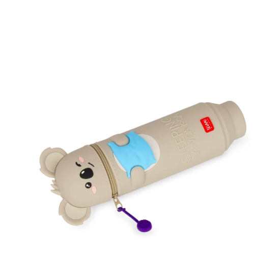 Trousse 2 en 1 en silicone Kawaii Koala - Sleeping la Vida Loca - Legami
