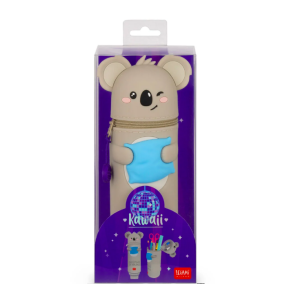 Trousse 2 en 1 en silicone Kawaii Koala - Sleeping la Vida Loca - Legami