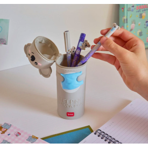 Trousse 2 en 1 en silicone Kawaii Koala - Sleeping la Vida Loca - Legami