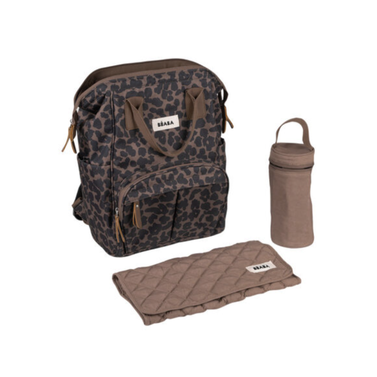 Sac à langer Wellington Léopard Béaba | Coco Bohème