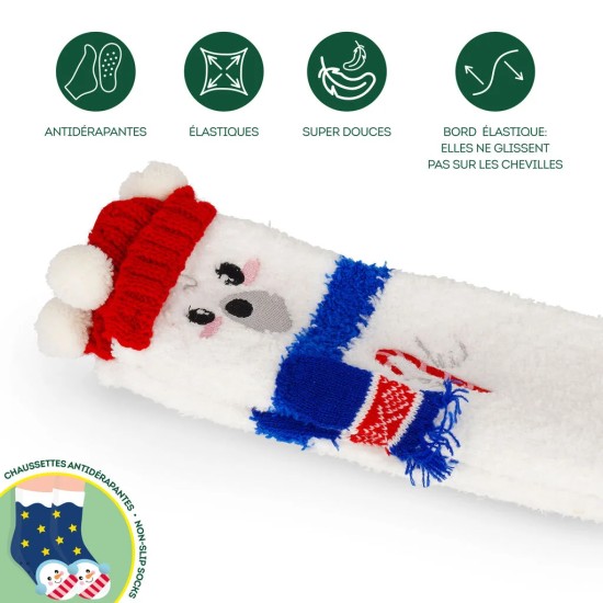 Chaussettes antidérapantes Enfant Ours polaire - It's a match! - Legami
