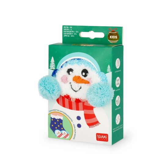 Chaussettes antidérapantes Enfant Bonhomme de neige - It's a match! - Legami