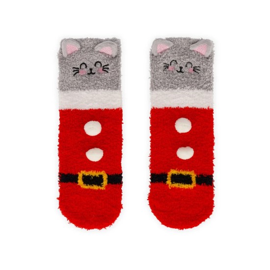 Chaussettes antidérapantes Enfant Kitty Santa - It's a match! - Legami