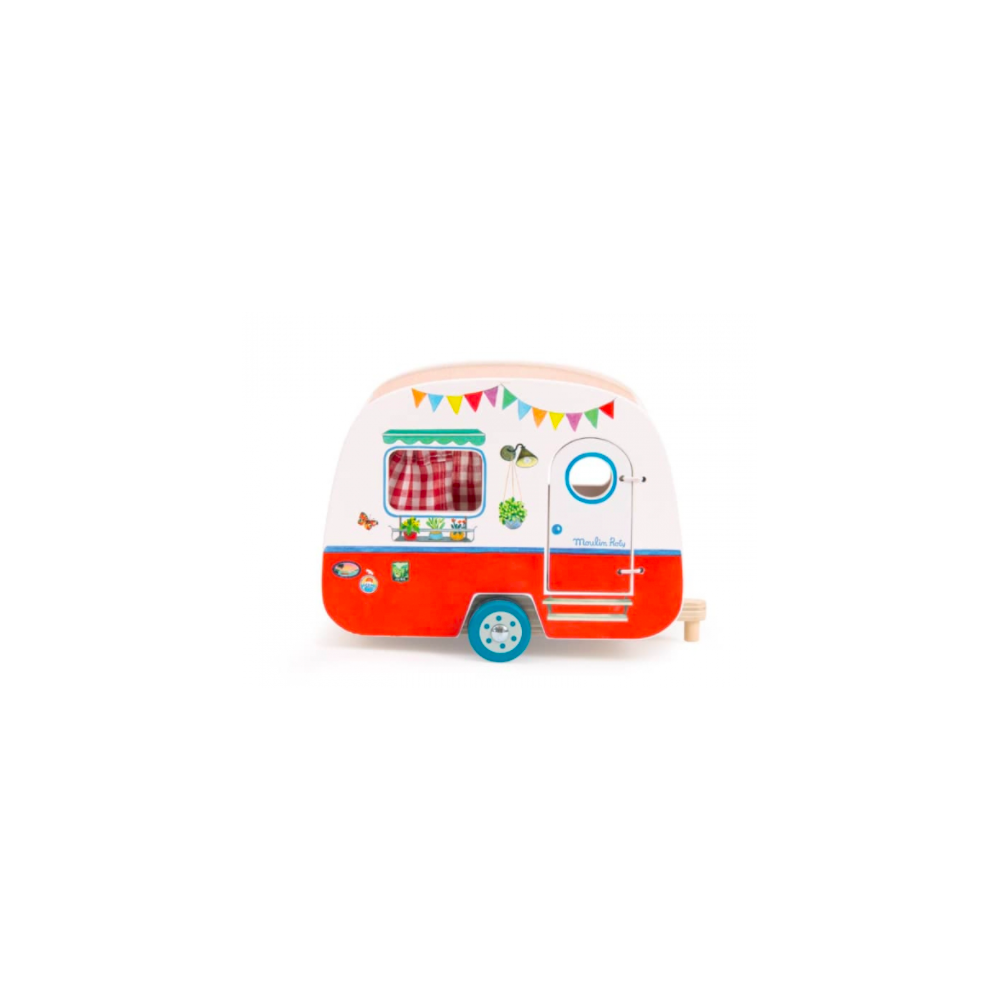 Caravane en bois - La grande famille - Moulin Roty