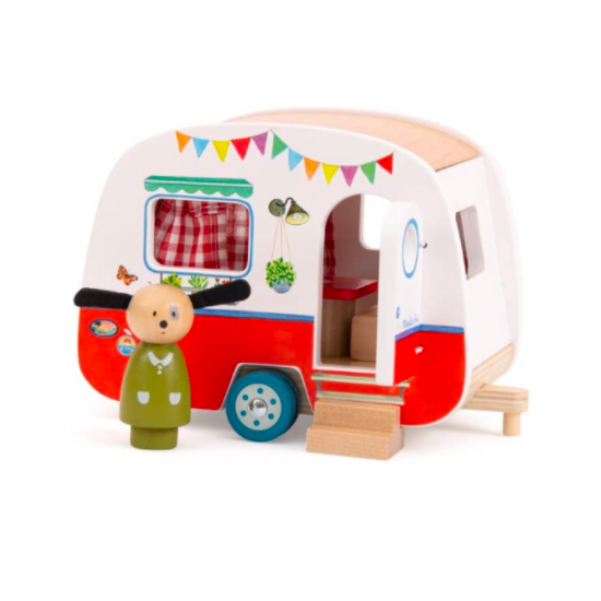 Caravane en bois - La grande famille - Moulin Roty