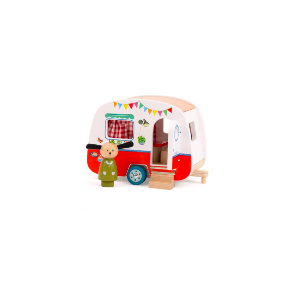 Caravane en bois - La grande famille - Moulin Roty